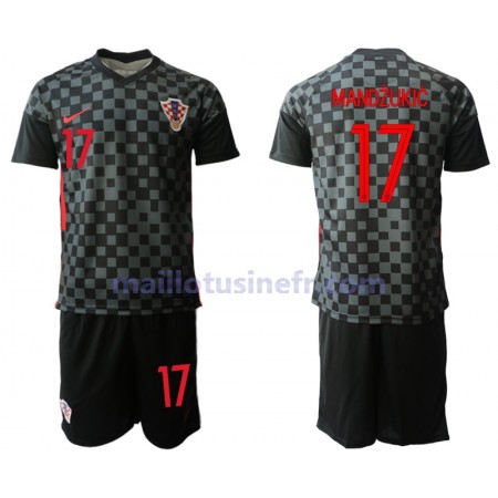 Maillot de Foot Croatie Mario Mandzukic 17 Extérieur UEFA EURO 2020 - Enfant Maillot de Foot Croatie Mario Mandzukic 17 Extérieur UEFA EURO 2020 - Enfant